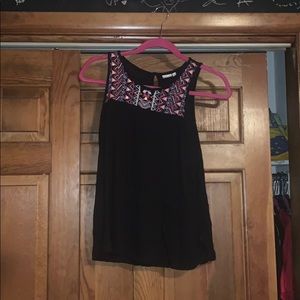 Embroidered Tank Top